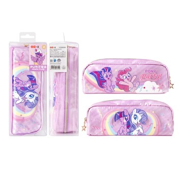 文具 iigen一正文具 小馬寶莉形象PU布藝筆袋 YZ330091/YZ330093 彩虹小馬鉛筆盒