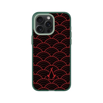iPhone 15 Pro Max Clear 憂墨綠 - Assassin's Creed - Assassin's Creed® Shadows - Crest pattern