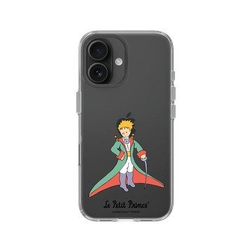 iPhone 16 Clear Case（相機按鈕） 透明 - Le Petit Prince 小王子 - 正氣凌然小王子