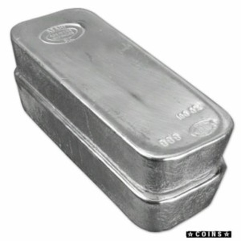 アンティークコイン TWO (2) 100 oz. Silver Bar - Asahi Refining