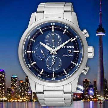 CITIZEN星辰 Chronograph系列 光動能簡約計時腕錶 錶 手錶 送禮 43mm/CA0610-52L