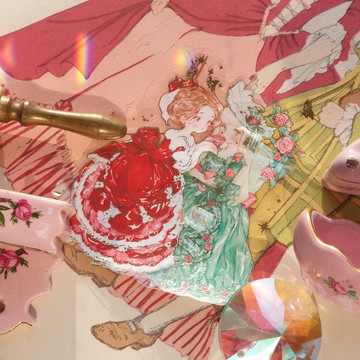 ~JEWEL DES OPPERNHAUSES~ 鋁箔光面 PET 膠帶 女孩和紙膠帶 拼貼材料