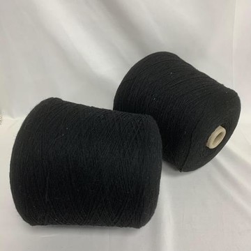 外貿黑色羊毛線手編中細毛線桃淘樂棒針鉤針線手工編織diy材料包