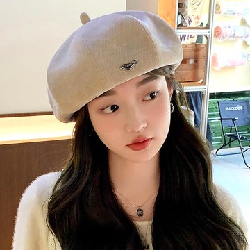 Acorn*橡果-日系復古貝蕾帽畫家帽南瓜帽遮陽帽八角帽1752(卡其)