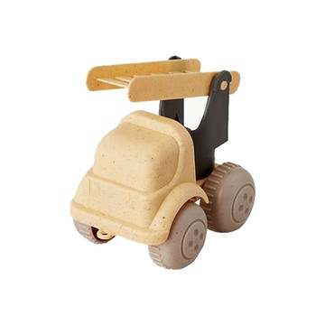 瑞典維京玩具 【瑞典 Viking toys】莫蘭迪色系-起司乳酪(可愛雲梯車)