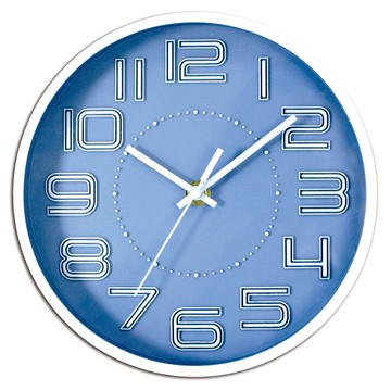 Kinyo NaKay 桌掛兩用立體數字掛鐘 節省空間 藝術設計美感  藍色