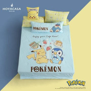 【HOYACASA】Pokémon寶可夢官方授權 -ICE TECH⁺冰絲涼感夏被-幸福午茶(150×190cm)