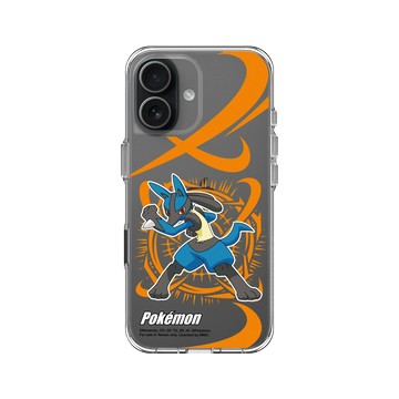 iPhone 17 Clear Case（相機按鈕） 透明 - 寶可夢 Pokemon - 戰鬥系列-路卡利歐