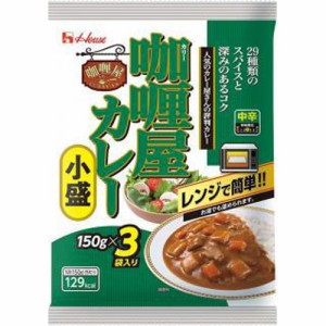 ハウス食品 カリー屋カレー小盛中辛３袋入り４５０ｇ  ×12