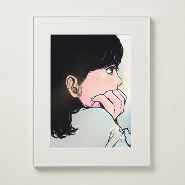 藝術 日本藝術 女性插畫 女性繪畫 版畫 室內繪畫 人物繪畫 海報