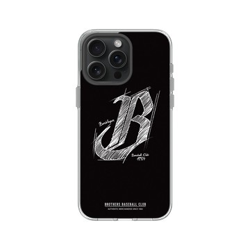 iPhone 15 Pro Max Clear 透明 - 職棒-中信兄弟 Brothers - 素描LOGO