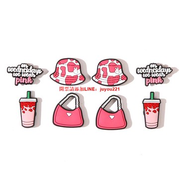 洞洞鞋女鞋花卡扣ins情侶卡通適配裝飾diy鞋扣可愛配飾可拆卸立體