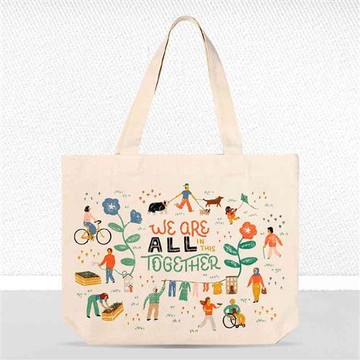 《DANICA》Jubilee純棉托特包(美好家園)