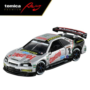 【日本正版】TOMICA PREMIUM Racing 日產 GT-R R34 Castro Hiroto NISSAN 玩具車 多美小汽車 - 223221