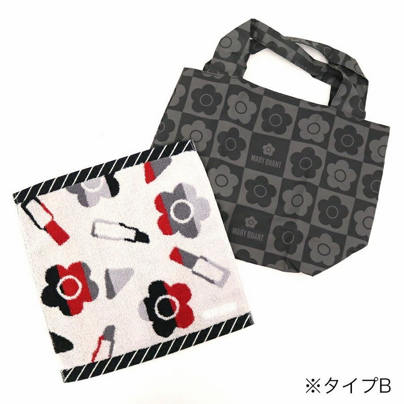 マリークワント eco bagxタオルハンカチ ギフトセット#3(MARY QUANT