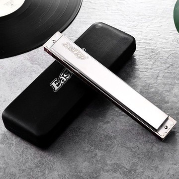 德國進口音簧東方28孔復音口琴成人專業演奏級高檔重音口琴送禮