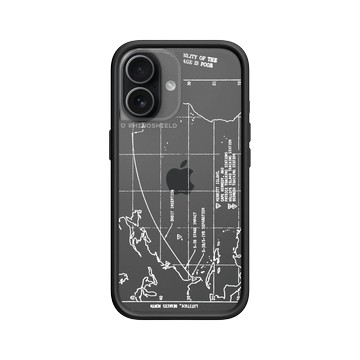 iPhone 17 Mod NX -邊框背蓋組合 (相機按鈕) 黑 - NASA - 火箭軌跡 (White)