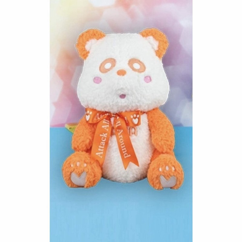 a えパンダ キュートリボンbigぬいぐるみ オレンジ 通販 Lineポイント最大get Lineショッピング