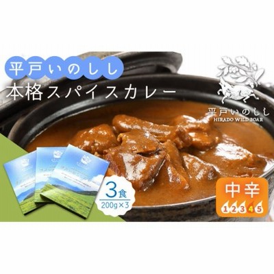 【時間指定 可能】【コク旨！本格スパイスカレー】平戸いのしし本格カレー 3食セット【IMFホールディングス】 [KAB129]