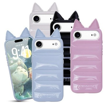 iPhone Air 殼 VOORCA VO-F1 iPhone 17 Air 6.5 手工製羽絨立體手機殼-耳朵版
