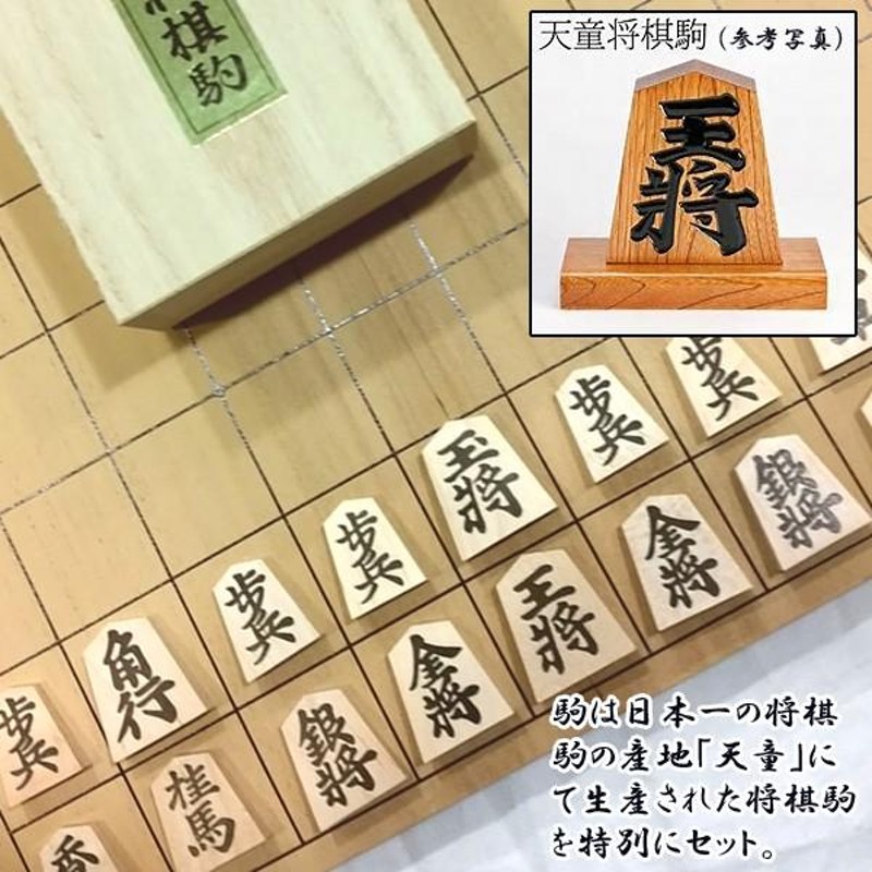 天童産駒付き・折将棋盤セット (折れ将棋盤,折りたたみ6号,山形県天童