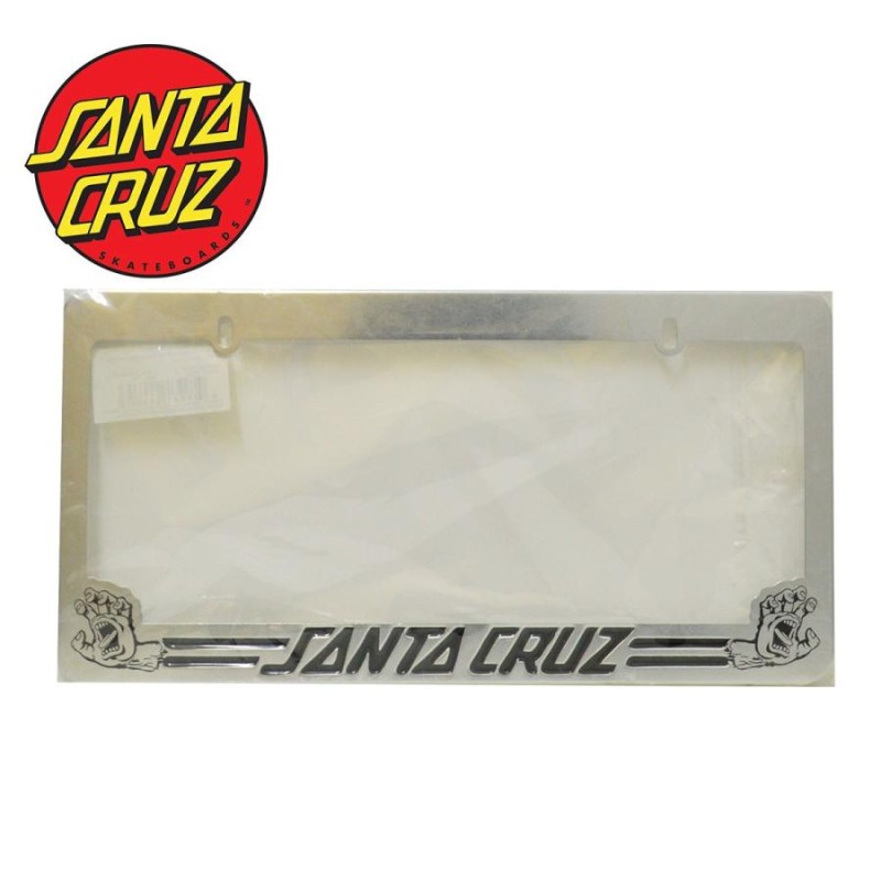 SANTA CRUZ SCREAMING LICENSE PLATE FRAME