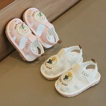 🍭臺灣出貨🍭夏季新款寶寶涼鞋軟底嬰兒嬰幼兒鞋子透氣步鞋防滑女童公主叫叫鞋