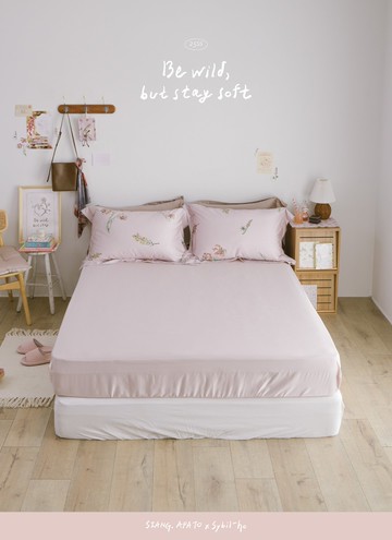 春日拾光 - 天絲棉床包組 ( 床包 + 枕套 ) / Sybil-Ho 聯名款