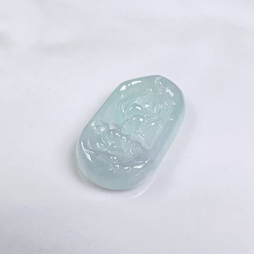 冰種翡翠蓮花 | 天然緬甸A貨翡翠 | 送禮