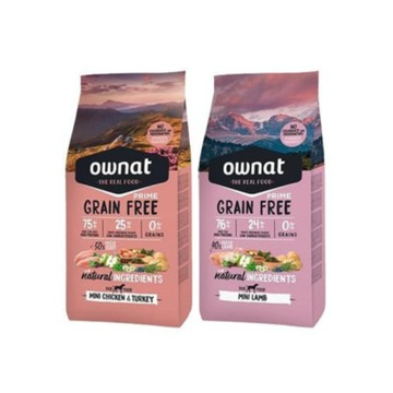 ownat歐娜特無穀天然鮮肉糧 全齡犬-小顆粒 300g x 3入組(購買第二件贈送寵物玩具x1包)