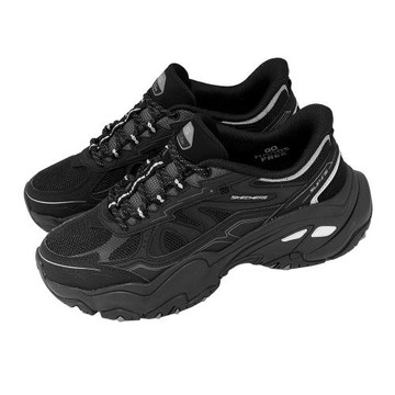 Skechers 休閒鞋 D Lites 6.0 Slip-Ins 女鞋 黑 老爹鞋 厚底 150704BBK
