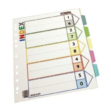 自強STRONG A4五段11孔環保再生分段紙