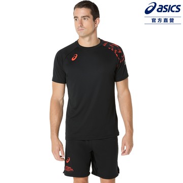 ASICS 亞瑟士 排球短袖上衣 男女中性款 日本版型 排球上衣 2053A213-002