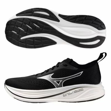 MIZUNO 美津濃 慢跑鞋 男鞋 女鞋 運動鞋 緩震 2E楦 ZEN 黑白 J1GC262831