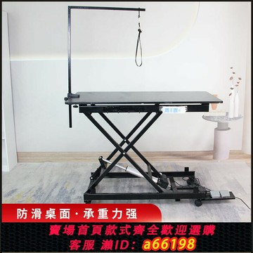 【台灣公司 可開發票】寵物美容桌電動升降臺中小型犬貓咪狗狗修剪吹造型寵物店可移動架