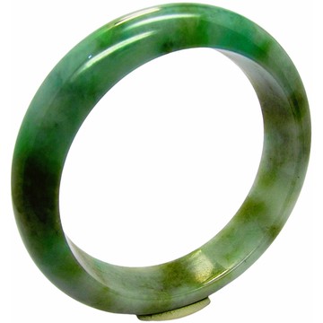 【小樂珠寶】翡翠手鐲油青豹紋紅黃翡天然A貨玉鐲(手圍18.2號 內徑57.1mm V731)