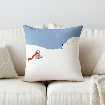 NEW預購優惠中 懷特熊系列抱枕-GOD IS ALWAYS WITH YOU