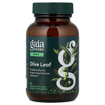 Gaia Herbs, 橄欖葉，60 粒液體 Phyto-Caps® 膠囊