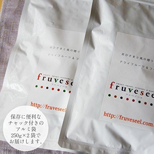 ドライプルーン 種抜き 500g 国産 無添加 砂糖不使用 ノンオイル 国産 プルーン 使用 fruveseel