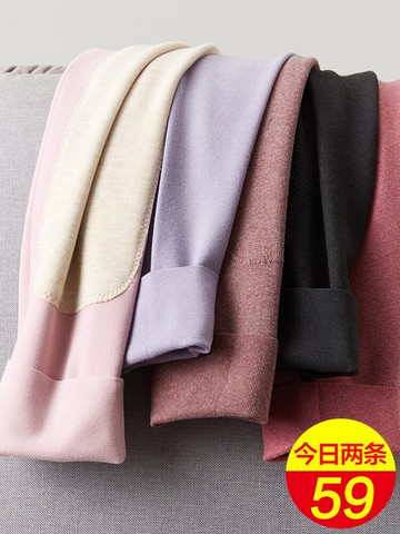 樂天優選~女士秋褲女內穿2024年新款純棉加厚單件加絨線褲襯褲德絨保暖褲- 雙11全館免運