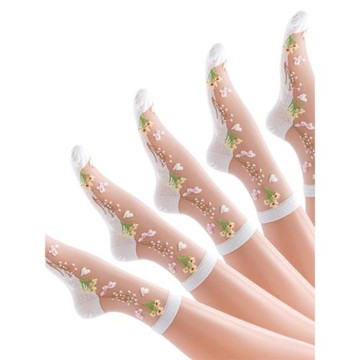 簡約襪子女中筒冰絲襪超薄透氣防滑棉底防勾絲女士高筒水晶絲棉襪