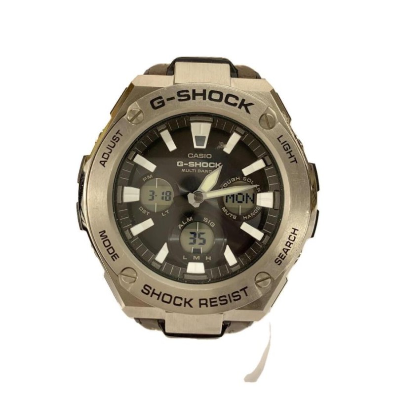 CASIO◇ソーラー腕時計・G-SHOCK/デジアナ/レザー/BLK/BRW// | LINEブランドカタログ