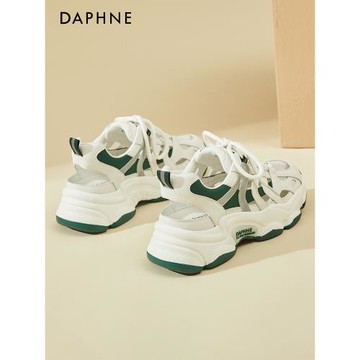 達芙妮老爹鞋女款網面網鞋夏季2026新款薄款透氣鏤空運動涼鞋女鞋