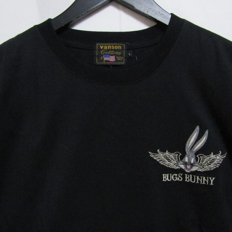 未使用 VANSON × LOONEY TUNES バンソン 長袖Tシャツ LTV-622 バックス