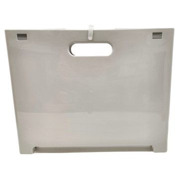 北歐風免打孔髒衣收納摺疊籃 PP材質 無痕貼  展開 38 x 28 x 30cm 收合 38 x 30 x 3cm  灰色  1個