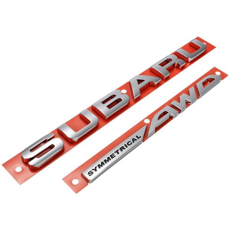 USスバル純正 SUBARU SYMMETRICAL AWD リアエンブレム ゲート