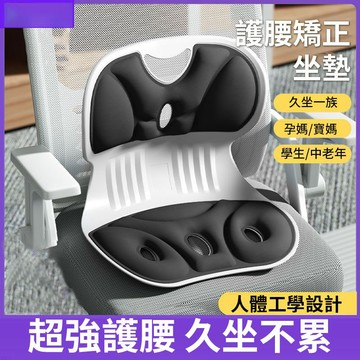 【護腰坐墊】 護腰久坐不累  矯正坐墊 辦公室坐墊 防駝背 腰靠坐墊 護腰墊 坐腰神器 防止駝背 靠墊 椅墊 調整坐姿