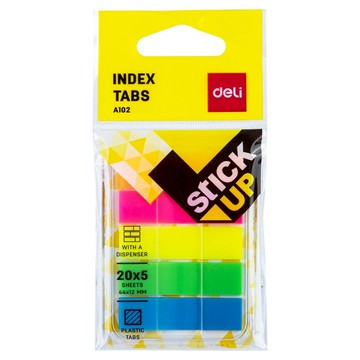 deLi 得力 抽取式指示標籤 EA10202  1個  100張  多色