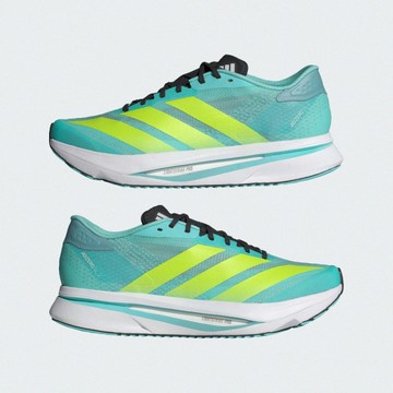 adidas ADIZERO SL2 M 跑鞋 慢跑鞋 運動鞋 男女鞋 螢光藍 JR5121