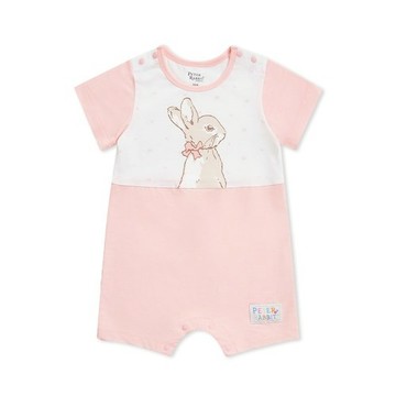 休閒比得短袖側開兔裝 (竹節彈性布)